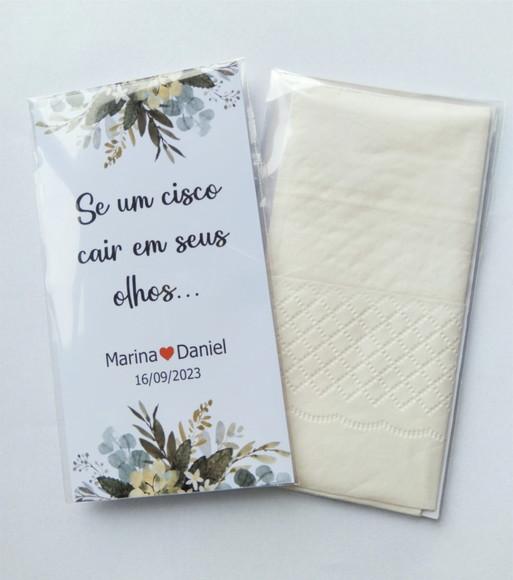 Lencinho Lágrimas de Alegria Personalizado