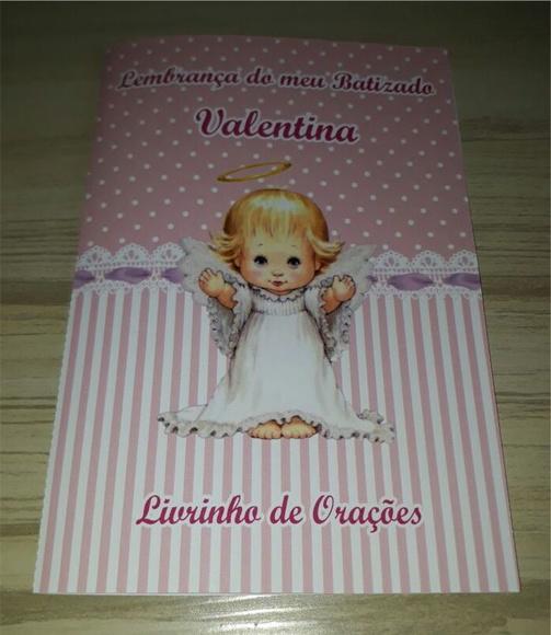 Livrinho de Orações Batizado Menina