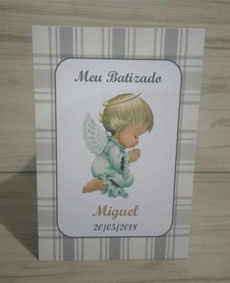 Livrinho de Orações Batizado Menino