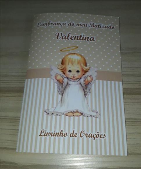 Livrinho de Orações Batizado Menina
