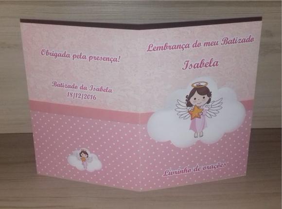 Livrinho de Orações Batizado Menina