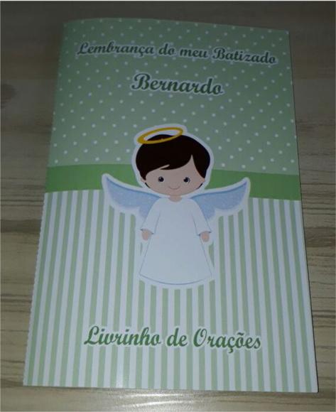 Livrinho de Orações Batizado Menino