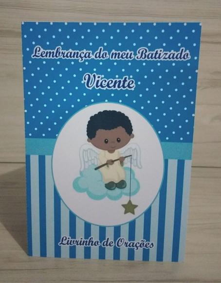 Livrinho de Orações Batizado Menino