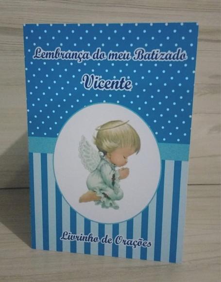 Livrinho de Orações Batizado Menino