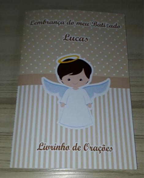 Livrinho de Orações Batizado Menino