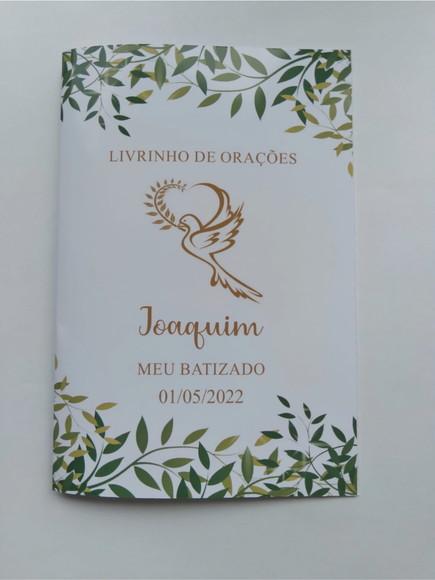 Livrinho de Orações Personalizado Batizado