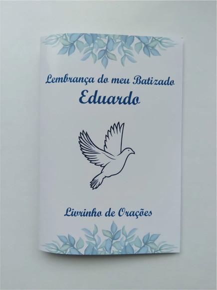 Livrinho de Orações Personalizado Batizado