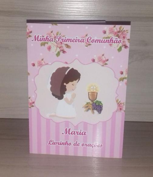 Livrinho de Orações Primeira Comunhão Menina