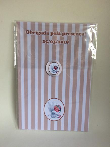 Mini Bíblia Personalizada Batizado Menina