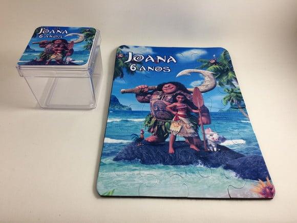 Quebra Cabeça Personalizado 24 Peças Moana