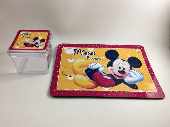 Quebra Cabeça Personalizado 24 Peças Mickey