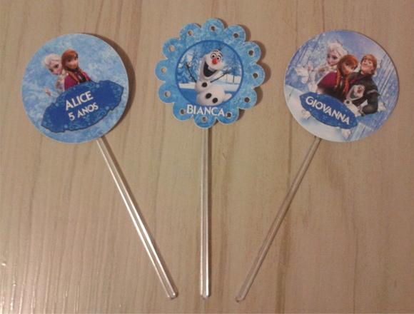 Topper para Doces Frozen