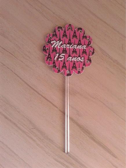 Topper para Doces Festa 15 Anos