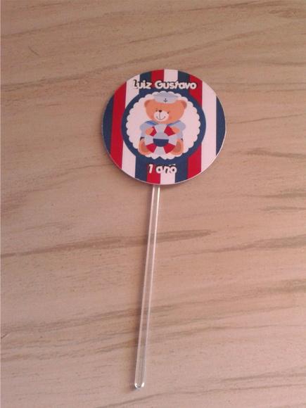 Topper para Doces Ursinho Marinheiro