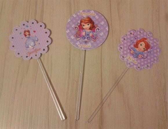 Topper para Doces Princesa Sofia