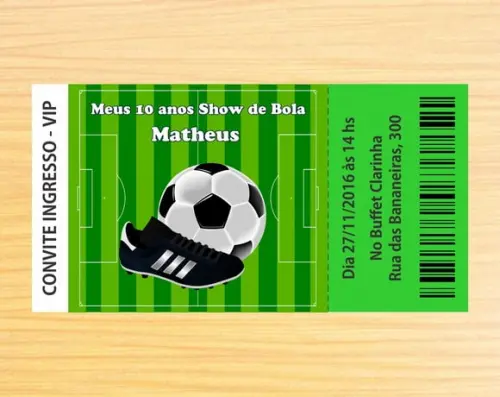 Arte Convite Ingresso Digital - Qualquer tema