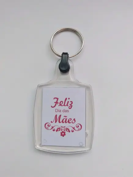Chaveiro de Acrílico Personalizado Dia das Mães