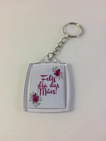 Chaveiro de Acrílico Personalizado Dia das Mães