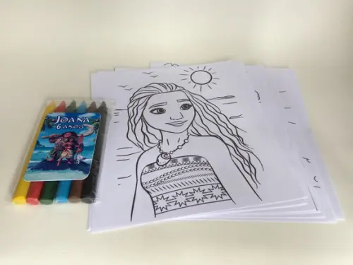 Kit Colorir Personalizado Moana