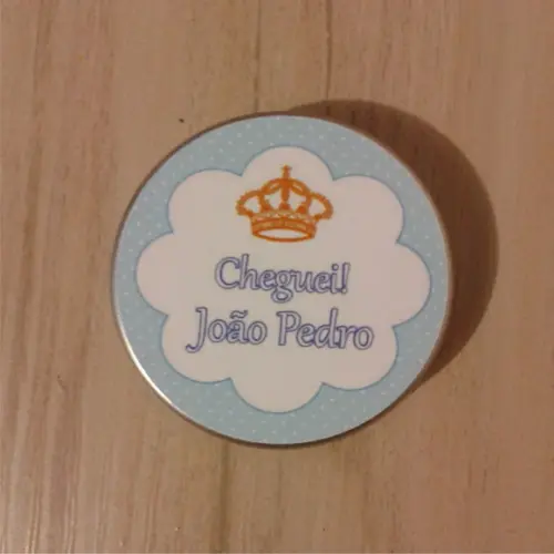 Latinha com Mini Terço Nascimento