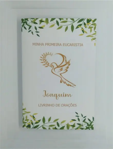 Lembrancinha Livrinho de Orações Primeira Comunhão