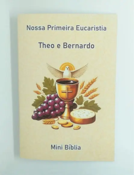 Lembrancinha Mini Bíblia Primeira Comunhão / Eucaristia