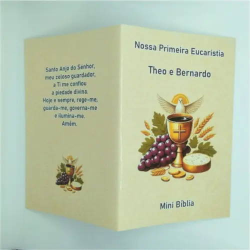 Lembrancinha Mini Bíblia Primeira Comunhão / Eucaristia