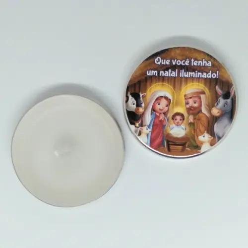 Lembrancinha Natal Latinha com Vela Perfumada