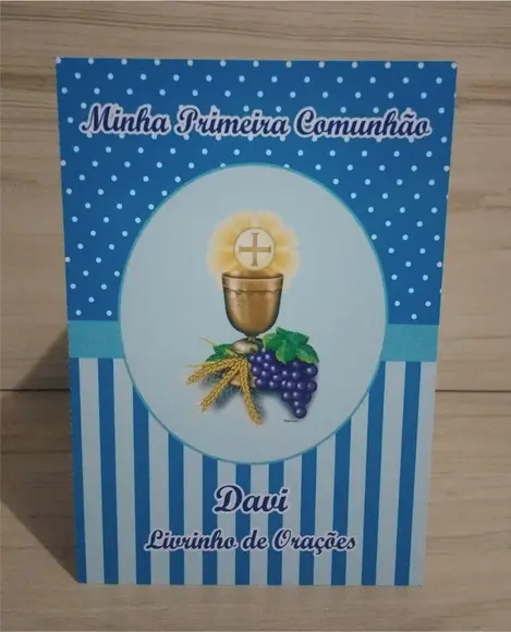 Lembrancinha Primeira Comunhão - Livrinho de Orações