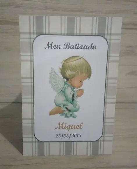 Livrinho de Orações Batizado Menino