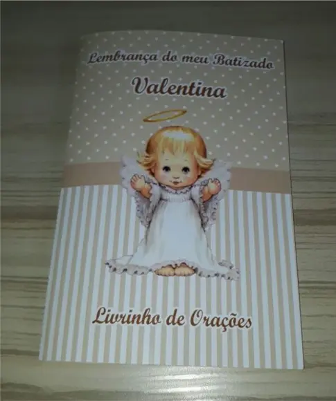 Livrinho de Orações Batizado Menina
