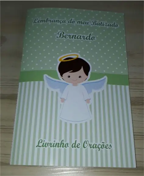 Livrinho de Orações Batizado Menino