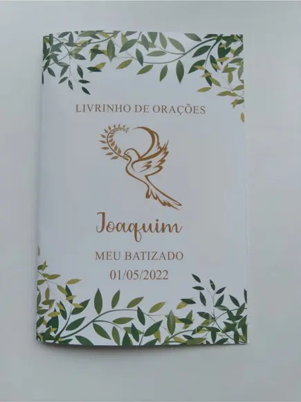 Livrinho de Orações Personalizado Batizado