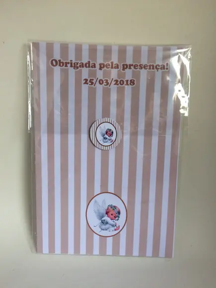 Mini Bíblia Personalizada Batizado Menina