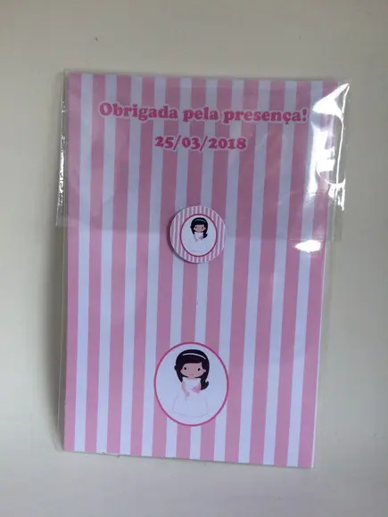 Mini Bíblia Personalizada Primeira Comunhão Menina
