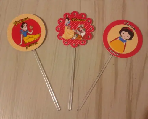 Topper para Doces Branca de Neve