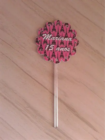 Topper para Doces Festa 15 Anos