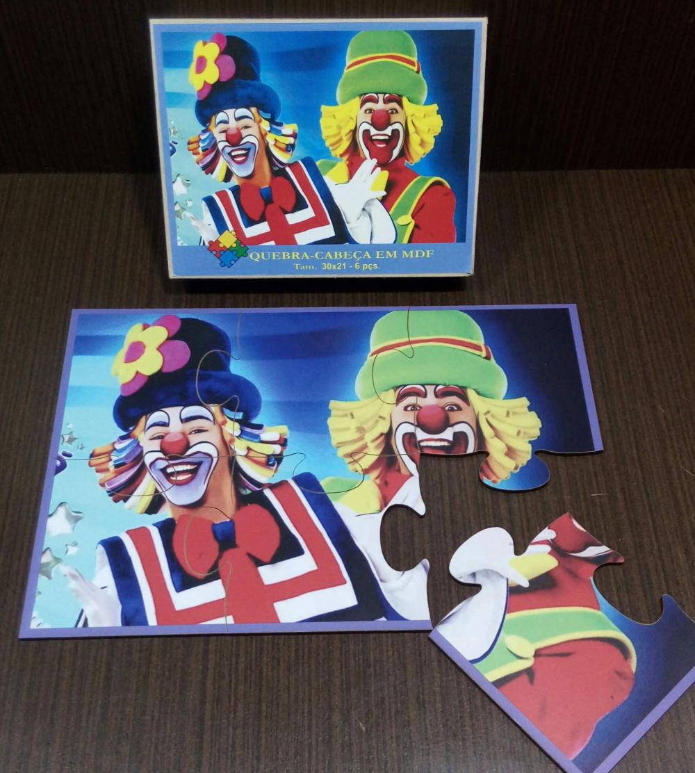 QUEBRA CABEÇA PERSONALIZADO MDF 15X21 COM 6 pçs VOCÊ ESCOLHE A
