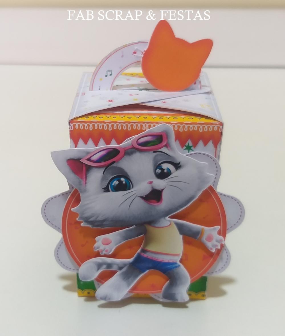 CAIXA CUBO ALTA COM ALÇA 44 GATOS