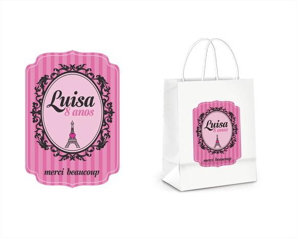 Adesivo para Sacolinha Paris