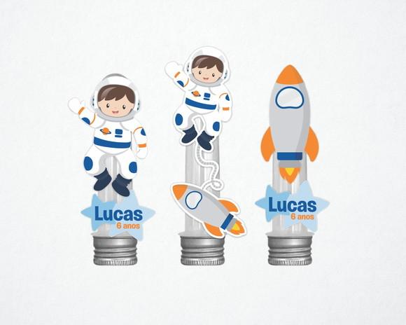 Aplique Astronauta - Pacote 8 un