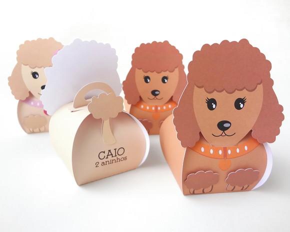 Caixinha Cachorrinho Poodle