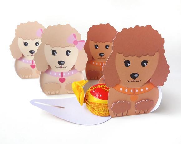Caixinha Cachorrinho Poodle