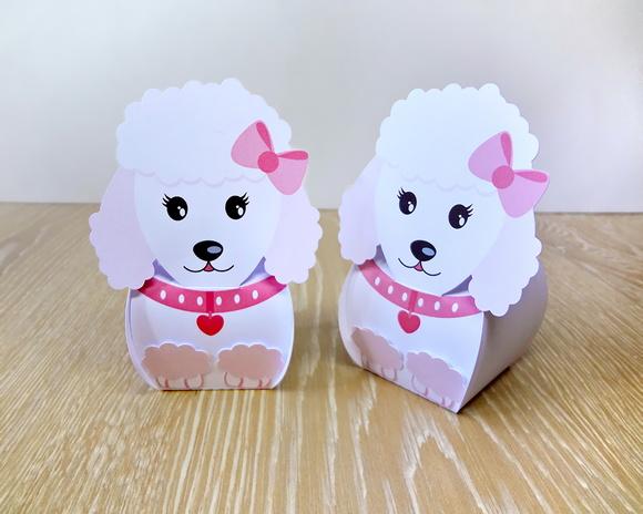Caixinha Cachorrinho Poodle Paris