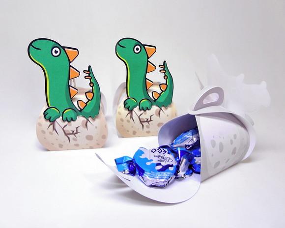 Caixinha Dinossauro Verde