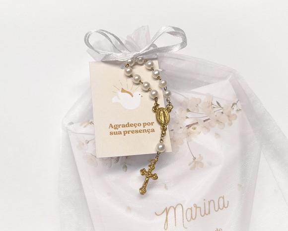 Complemento Saquinho Organza com Tag e Tercinho