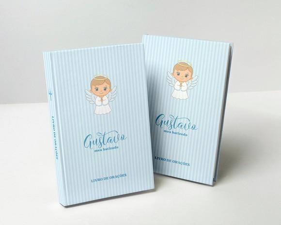 Lembrancinha Batizado Livro de Orações 50 un