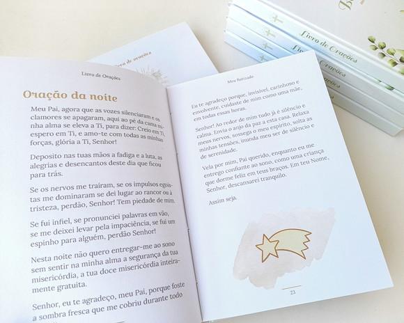 Livro de Orações Batizado Capa Dura
