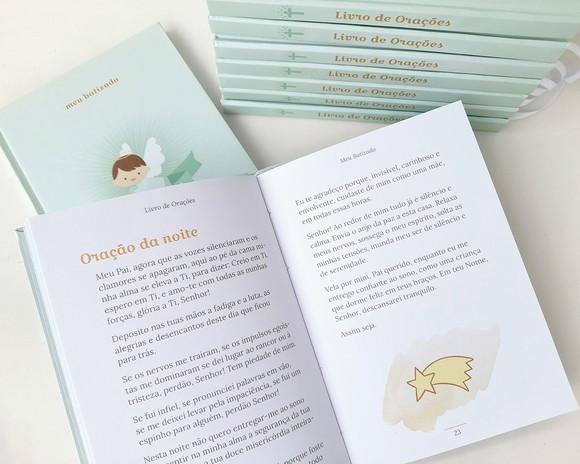 Livro de Orações Batizado Eucaristia Lembrancinha