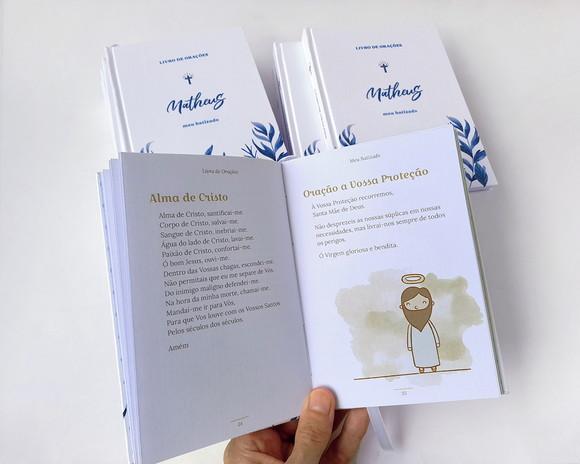 Livro de Orações Batizado Primeira Comunhão Lembrancinha